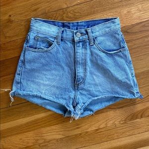 Cute jean shorts!